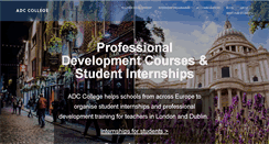 Desktop Screenshot of adccollege.eu
