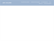 Tablet Screenshot of adccollege.eu